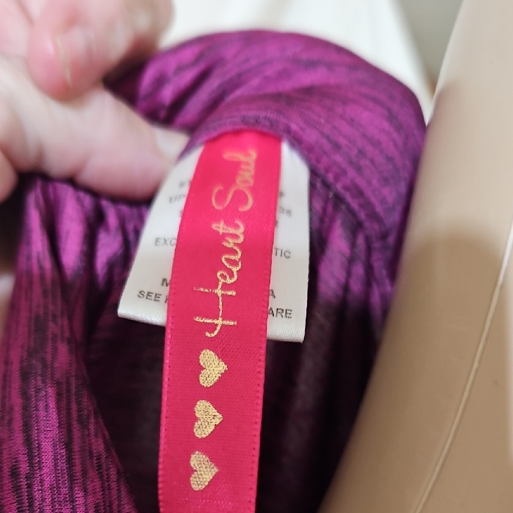 Heart Soul Sleeveless Ruffled Top - Magenta - Picture 2 of 7